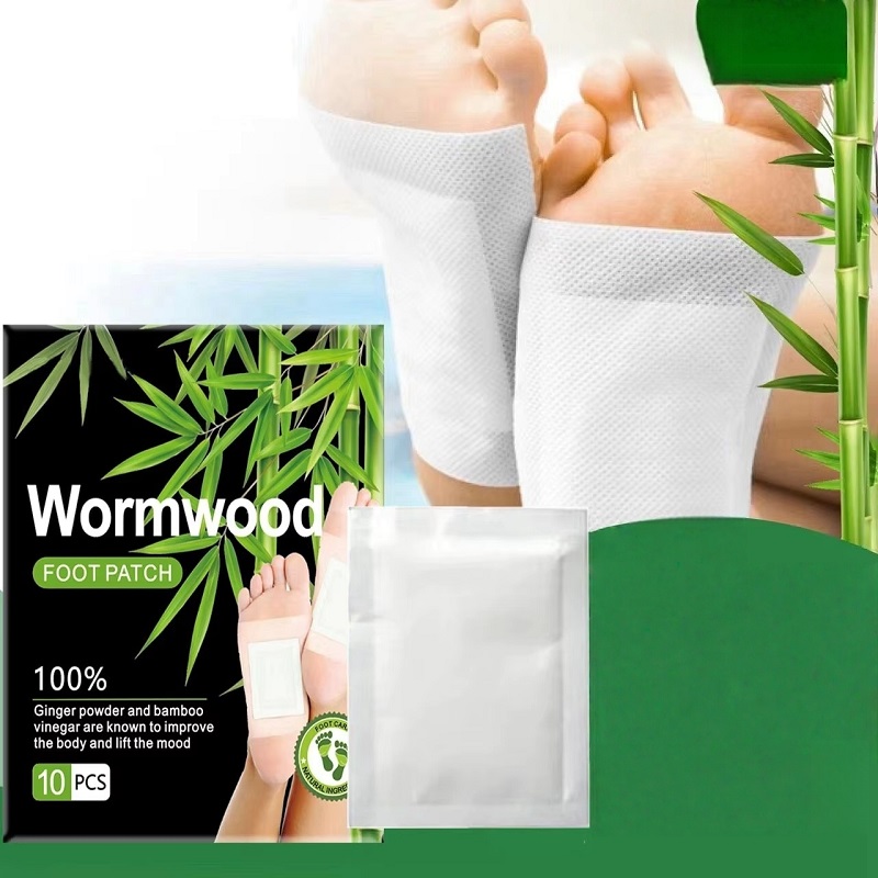Detox Foot Patch - 10-delige alsemvoetpleister Thuisgezondheidszorg Lichaamsreiniging Zorg Natuurlijke