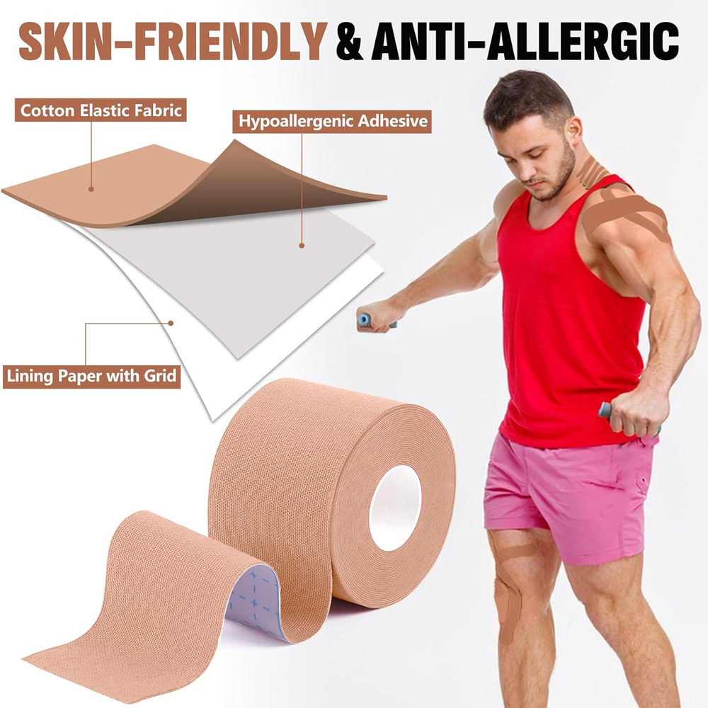 5-rol Kinesiologietape voorges - Sports Taping Precut recensie en prijs