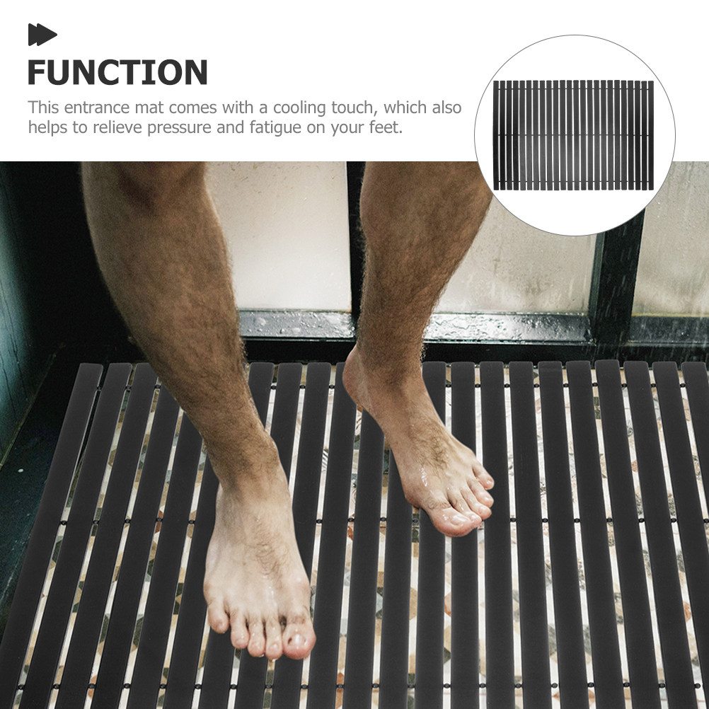 Antislip badmat van bamboe voo - Bamboo Bath Mat recensie en prijs