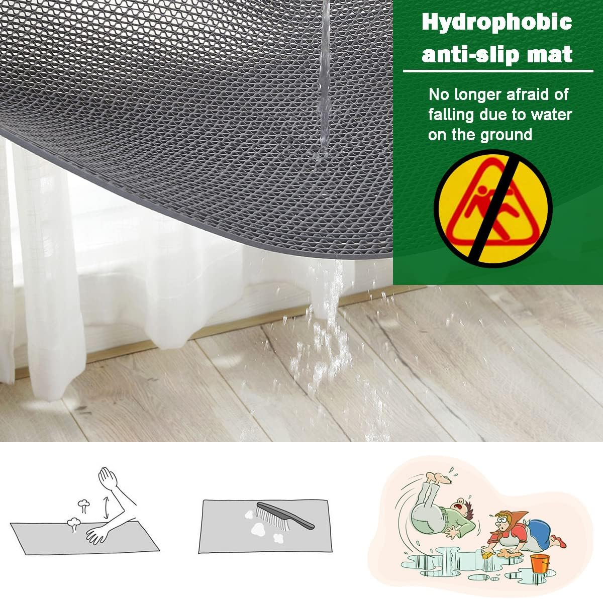Minimalistische antislipmat vo - Bamboo Bath Mat recensie en prijs